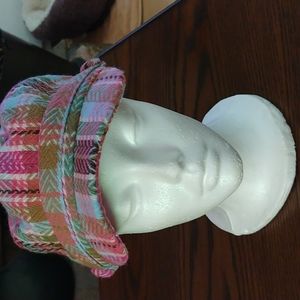 Pre-Owned D&Y Lined Plaid cap